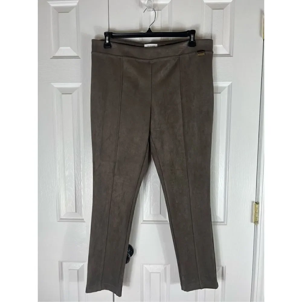 Calvin Klein Womens Velvet Pants Size XL